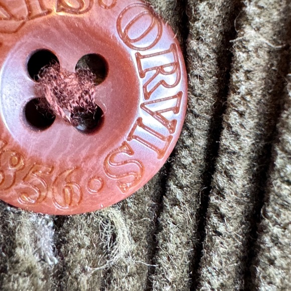 Corduroy Hunting Pants Leather Trim Upland Trousers Grandpacore Vintage Orvis 36 - Picture 6 of 9